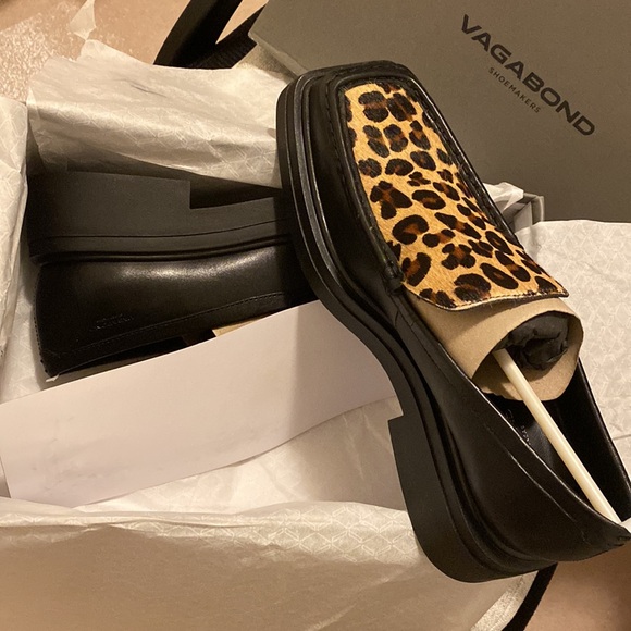 VAGABOND Eyra Leopard Loafer Size EU39 - Picture 7 of 10